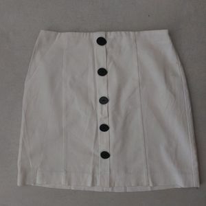 Mango(MNG) White Skirt