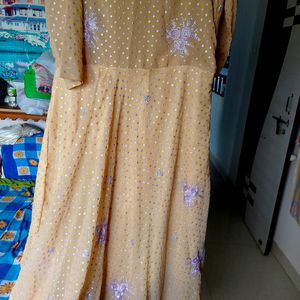 Golden Long Frock