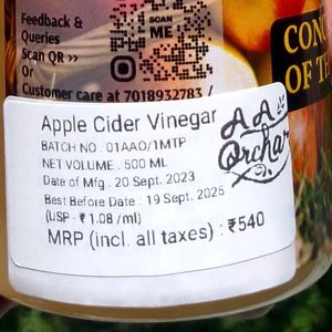 Apple Cider Vinegar with Mother