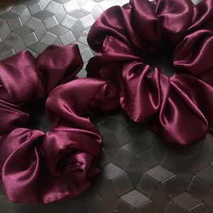 Set Of Two Big Size Scrunchies