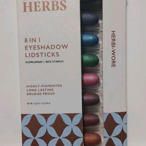 8 In 1 Eyeshadow Sticks From Just Herbs