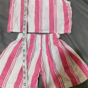 Cotton Co Ord Set For 4-6 Year Old Girl