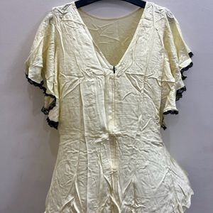 Pure Cotton Lace Top