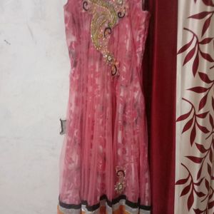 Beautiful Pink Anarkali