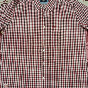 Red Checks Mens Shirt