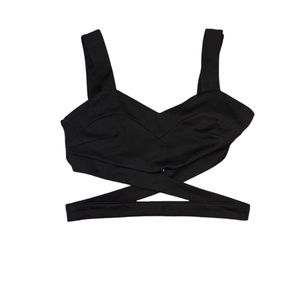 Cut Out Top Black