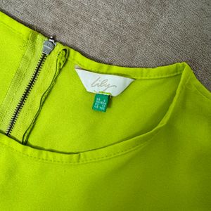 Neon Green Yellow Top