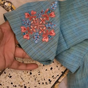 Ocean Blue Salwar Suit