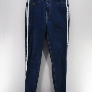 Zara High Waist Jeans *skinny* Blue Trafaluc Collection