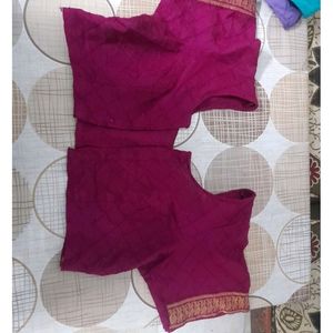 1 brand new sarees without fall and pico