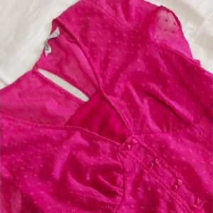 Pink Cottagecore Dress