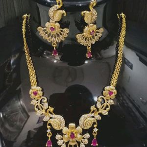 One Gram Gold Jewellery Set