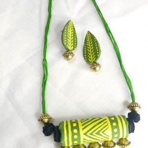 Handmade Fabric Necklace