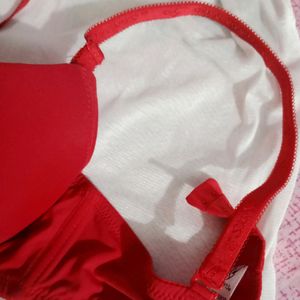 Red hot bra like new