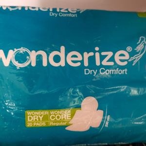 Wonderize Dry Comfort Sanitary Napkins for Women