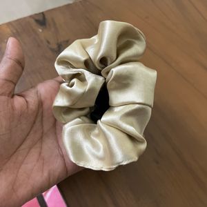 Silver Baer Hair Scrunchies