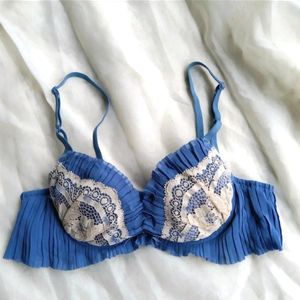 Pacific Blue Bra With Frills