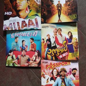 Popular Gujarati Movies DVDs Set Of 5