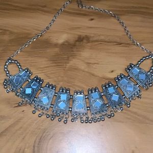 Mirror Work Choker Necklace