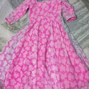 umbrella pink kurti