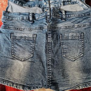 Denim High Waist Shorts