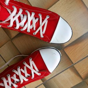 Converse Red Sneakers Women.