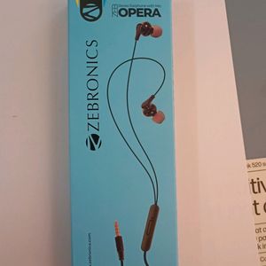 Zebronics Stereo Earphone With Mic Opera