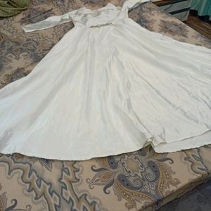 White Western Gown