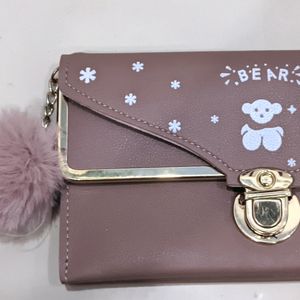 Cute Mauve Clutch Purse