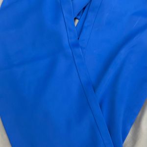 Zara Electric Blue Drawstring Trousers