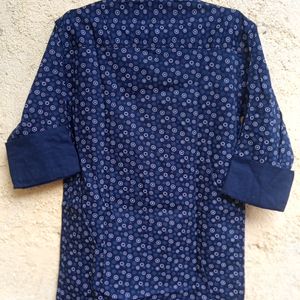 Cool Duet Printed Navy Blue Shirt For Boys, Men