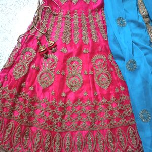 New Wedding Lehenga Ghagra With Long Dupatta