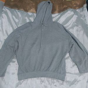 Grey Oversized Hoodie