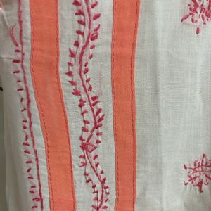 CHIKANKARI SHORT KURTI