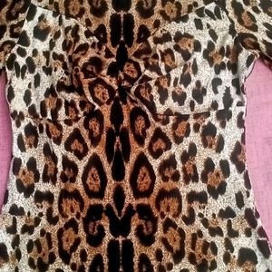 Shein Leopard Print Top