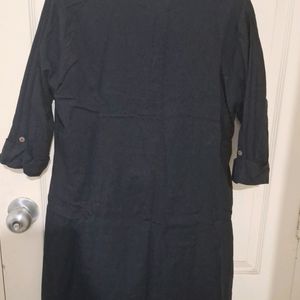 Black Cotton kurta