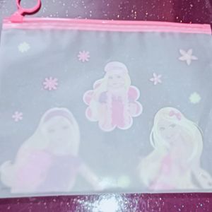 ☑️🎁combo -3-Barbie Transparent Pouch🎁☑️