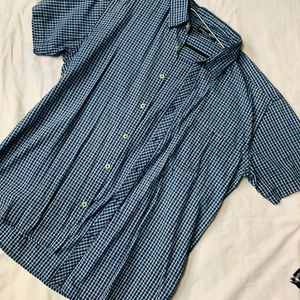 Blue Stripe Oversized Shirt