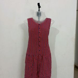 Vintage 80's Stripped Summer Dress