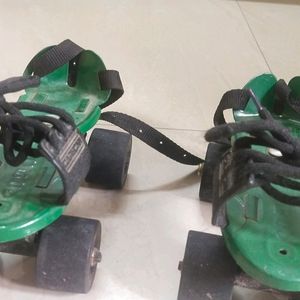 Rolling Skates In Blue And Black Colour