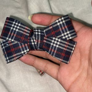 New Bows In Plaid Pattern