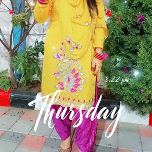 Punjabi Suit For Haldi Functions