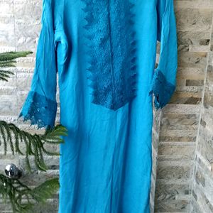 Cyan Kurta