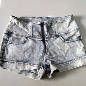 Unique Y2K Zip Shorts