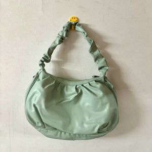 cute seagreen colour bag