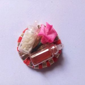 Designer Bhaiya Bhabhi Rakhi Set with Roli Chawal