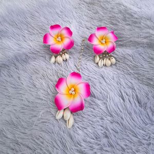 Chafa Flower Jewellery Set