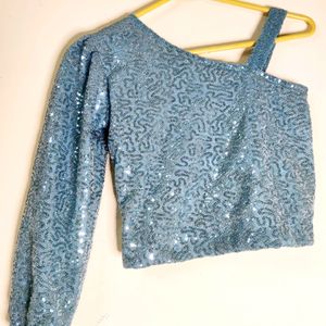 💙 SALE💙 Blue Sequin Top