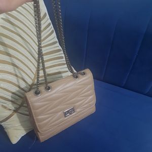 Beige Sling Bag