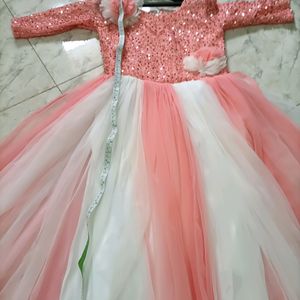 Kids Pink Beautiful Frock Upto 10 Yrs